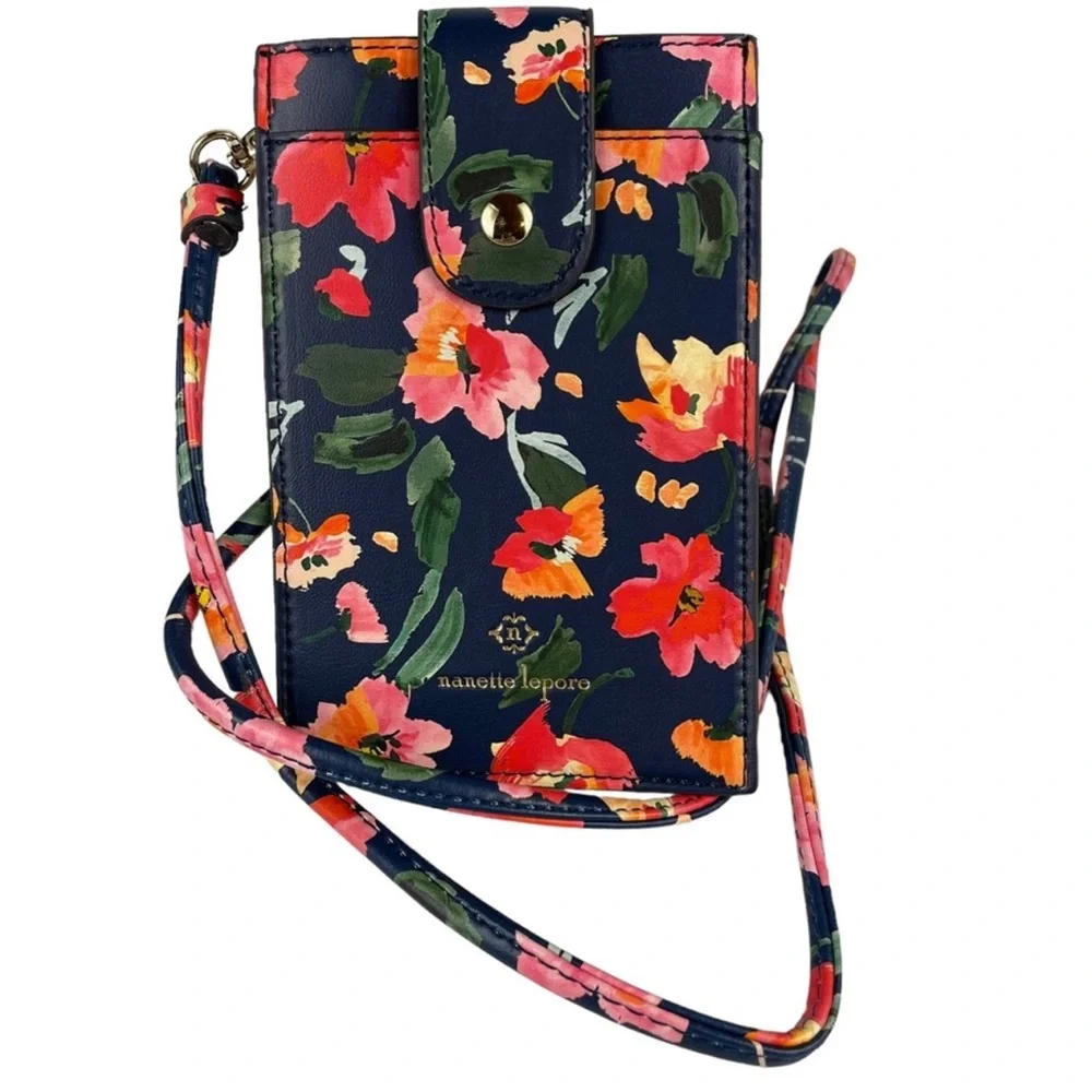 Nanette Lepore crossbody purse/cell holder-NWOT